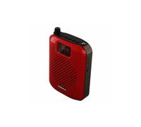 (Red) Portable Bluetooth Speaker Microphone Voice Amplifier Booster Megaphone Speaker