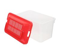 Red Pp Handheld Fish Tank Box with View Escape-proof Carrier