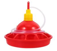 Red Pp Poultry Waterer Feeding Container for Birds and Doves