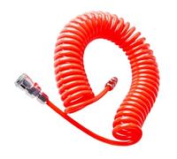 Red Pu Air Compressor Recoil Hose with Connector for Air Compressor