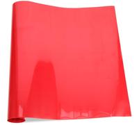 Red PU Iron on Vinyl Sheet for DIY Clothing and Fabric | Strong Adhesion, Cut Shape, Softer Texture, for Crafters, Small Business Owners, Tote Bags