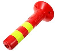 Red Pu Safety Bollard Driveway Security Post for Garage Barrier