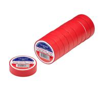 Draper PVC Electrical Insulation Tape Pack of 10 Red 19mm 20m