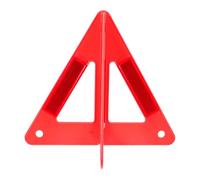 Red Pvc Folding Roadside Safety Triangle Reflector for Emergencies