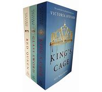 Red Queen Series Victoria Aveyard Collection 3 Books Set (Glass Sword, Kings Cage , Red Queen)