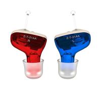 (Red-R) Invisible Hearing Aids Adjustable Tone Sound Amplifier Portable Hearing Aid