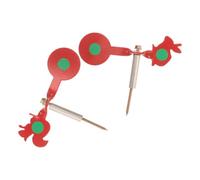 Red Rabbit Steel Target Set Hanging Plates and Stand | Carbon Steel Build, Modular Replaceable Plates, Tree Mounted Setup, Visual Feedback Outdoors