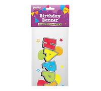 Red Rainbow Birthday Combo in Balloon Pump Balloons Banner and Birthday Candle with Numbers (Birthday Banner)
