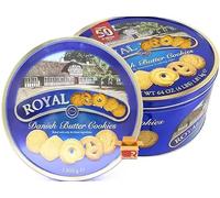 Red Rainbow Danish Butter Cookies Tin, Classic Assorted Biscuits, Sweet and Buttery, Large Family Size, 1.81kg, Great for Gifting and Sharing Rich, Buttery, Crisp | Family Pack Tin