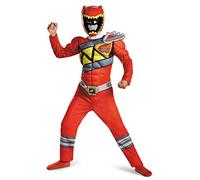 Red Ranger Dino Charge Classic Muscle Costume for Kids