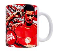 (Red Rashford) Retro Ceramic Mug Manchester Football Legends of United