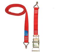 Red Ratchet Strap Tie Down Trailer 5m Hook Cargo Strap 750kg Lashing SM005