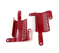 red Rear Lower Bumper Air Deflector Shield for Corvette C8 2020-2026