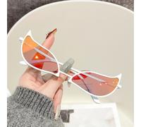 (Red Red coating) Nautical King Anime Glasses Mingo Battle Straw Hat Lufei The Same Glasses Gradient Colorful