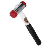 Red/Red Thor Glazing Hammer Soft/Medium/Hard Nylon Face 38mm UPVC Window Bead Mallet THO712