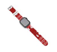 RED Remember Everyone Deployed Silicone Bands Replacement Strap Wristbands Compatible with IWatch 38mm/40mm