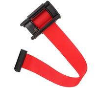 Red Retractable Barrier Belt Plastic for 2 Meter, Fence Post | Queue Barrier Belt for Grocery and Warehouse Use, Cloth Strap, Versatile Installation, Easy Transport