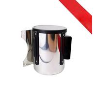 Red Retractable Belt Barrier Stainless Steel Housing with Mounting Accessories,2/3/5/10M Wall Mount Safety Cordon Barrier/B/3.0M(9.8Ft)