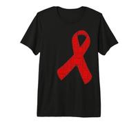 Red Ribbon Fight HIV AIDS Awareness Premium T-Shirt
