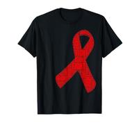 Red Ribbon Fight HIV AIDS Awareness T-Shirt