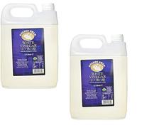 Red Rickshaw White Vinegar for Cleaning, Pickling, Marinating & Cooking - Distilled White Vinegar- 5 Litre Bottle - Produced in The UK (8 Pack)