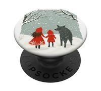 Red Riding Hood Tale for a Magical Journey Costume PopSockets Adhesive PopGrip