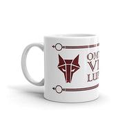 Red Rising"Omnis Vir Lupus" Mug Mug 11 Oz White Ceramic