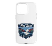 Red River Minnesota River Landscape Nature Outdoor Adventure Case for iPhone 15 Pro Max