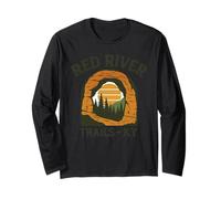Red River Trails Shirt Natural Arch Forest Hiking Sunset KY Long Sleeve T-Shirt