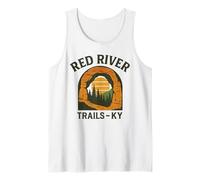 Red River Trails Shirt Natural Arch Forest Hiking Sunset KY Tank Top