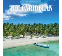 Red Robin 2026 Caribbean Monthly Wall Calendar | 12" x 24" Open | Premium Thick & Sturdy Paper | Hangable 12 Month Calendar | Lined Notes & To Do Area | Vivid Images | Plastic Free