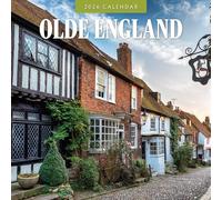 Red Robin 2026 Olde England Monthly Wall Calendar | 12" x 24" Open | Premium Thick & Sturdy Paper | Hangable 12 Month Calendar | Lined Notes & To Do Area | Vivid Images | Plastic Free