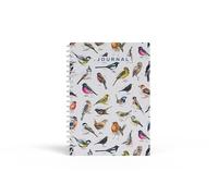 Red Robin Publishing Garden Birds A5 Spiral Bound Notebook - 128 Lined Pages - Durable Cover - Premium Quality Journal Notepad For Everyday Notes & Ideas - 21cm x 15cm With Elastic Closure