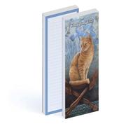 Red Robin Publishing Ltd. Ivory Cats Magnetic Shopping List Notepad, To Do List Pad, 72 Lined Tear Off Sheets, Magnetic Memo Notepad For Kitchen Fridge, 23cm x 10c