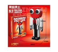(red) Roblox Rainbow Friends Doors Building Blocks Toy