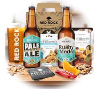 Red Rock Brewery Beer Gift Set - 2 x 500ml Premium Devonshire Beers - Pub in a Box Hamper Set