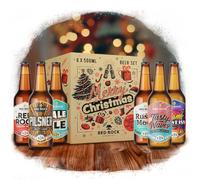 Red Rock Brewery Christmas Beer Gift Set - 6 Bottles of British Beer In A Presentation Box (Mixed Craft Ales - Set 5)