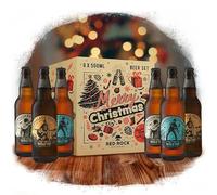 Red Rock Brewery/Wold Top Brewery Gluten Free Beer Gift Set - 6 x 500ml British Beers - Vegan Friendly & Gluten Free - Packed in a Personalised Gift Box (Christmas)