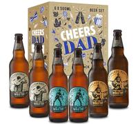 Red Rock Brewery/Wold Top Brewery Gluten Free Beer Gift Set - 6 x 500ml British Beers - Vegan Friendly & Gluten Free - Packed in a Personalised Gift Box (Happy Birthday)