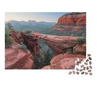 Red Rock Canyon Landscape 1000 Piece Jigsaw Puzzle Paper for Adults Scenic View Relaxation Gift 52x38cm/1000pcs