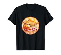 Red Rocks Fountain Formation Colorado Outdoors Retro T-Shirt