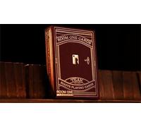 Red Roots Playing Cards - Teak Edition by Room One Premium 270G Sleight Stock Ultra-Thin Deck for Magic Tricks, Cardistry & Everyday Use Standard Faces Smooth Handling & Lightweight Feel