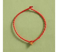 Red Rope Bracelets with Wooden Charms, Beaded Designs, and Traditional Techniques for Distinctive Fashion (Blue peach)