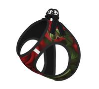 Red Rose 2 Compact Pet Suspender Vest-The Perfect Small Pet For A Comfortable Walk