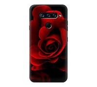 Red Rose Case Cover For LG V40, LG V40 ThinQ