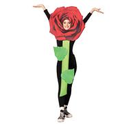 Red Rose Flower Costume Bouquet Garden Flowers Dress Up Cosplay Party Costumes, Adult One Size