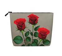 Red Rose Flowers 1 Versatile Travel Toiletry Bag Makeup Bag, Perfect for Daily Use and Business Trips