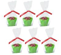 Red Rose Hot Chocolate Bomb 6 Pack - Individually Wrapped Hot Chocolate Bombs for Rich Winter Treats & Gifts