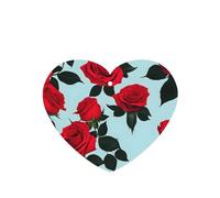 Red Rose Printing 10 Pcs Car Air Freshener Hanging Sheets Scented Hanging Sheets With Rope For Home