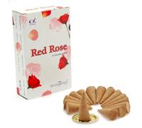 Red Rose Stamford Premium Incense Cones - Long-Lasting Relaxing Fragrance